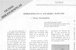 Simbolismo en la alfarería mapuche Simbolismo en la alfarería mapuche