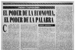 El poder de la economía, el poder de la palabra El poder de la economía, el poder de la palabra