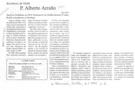 P. Alberto Arraño P. Alberto Arraño
