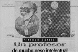 Un profesor de mucho peso intelectual Un profesor de mucho peso intelectual
