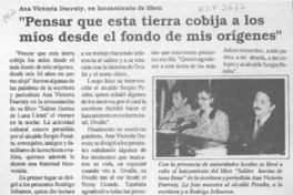 "Pensar que esta tierra cobija a los míos desde el fondo de mis orígenes"