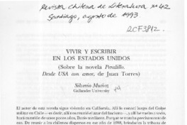 Vivir y escribir en los Estados Unidos Vivir y escribir en los Estados Unidos