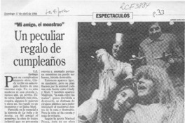 Un peculiar regalo de cumpleaños  [artículo] Y. Z.