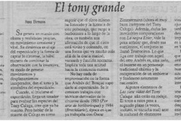 El tony grande El tony grande