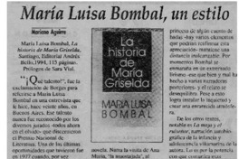 María Luisa Bombal, un estilo María Luisa Bombal, un estilo