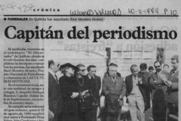 Capitán del periodismo  [artículo].