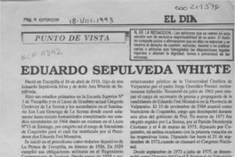Eduardo Sepúlveda Whitte  [artículo].