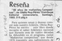 Reseña  [artículo] E. U.