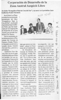 Corporación de Desarrollo de la Zona austral auspició libro  [artículo].