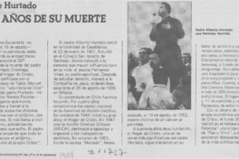Padre Hurtado a 32 años de su muerte Padre Hurtado a 32 años de su muerte