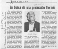 En busca de una producción literaria  [artículo].