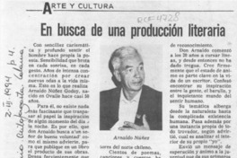 En busca de una producción literaria  [artículo].