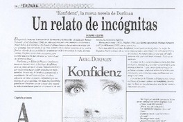 Un relato de incógnitas Un relato de incógnitas