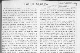 Pablo Neruda  [artículo].