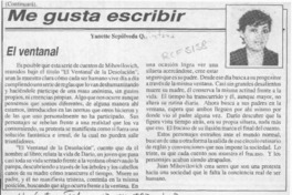 Me gusta escribir  [artículo] Yanette Sepúlveda Q.