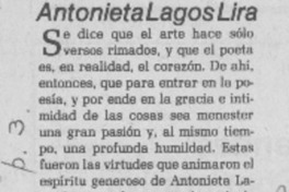 Antonieta Lagos Lira Antonieta Lagos Lira