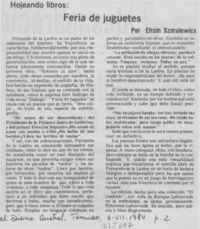 "Feria de juguetes"