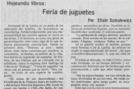 "Feria de juguetes"