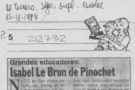 Isabel Le Brun de Pinochet Isabel Le Brun de Pinochet