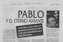Pablo y el eterno amante  [artículo] Yair J. Carvajal.