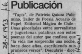 Publicación  [artículo].