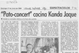 "Pato-concert" cocina Kanda Jaque