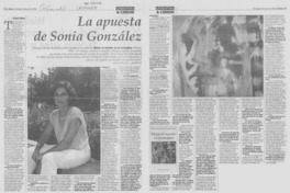 La apuesta de Sonia González La apuesta de Sonia González