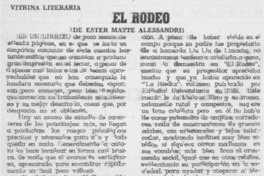 "El rodeo