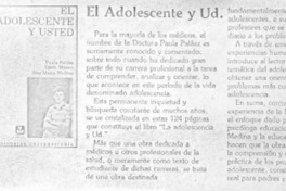 "El Adolescente y usted" "El Adolescente y usted"