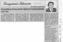 Un poeta en el recuerdo, Nelson Castilla Badilla (1928-1990)  [artículo] Edison Marcel Salgado Galaz.