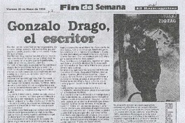 Gonzalo Drago, el escritor Gonzalo Drago, el escritor