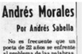 Andrés Morales Andrés Morales
