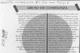 Abuso de confianza