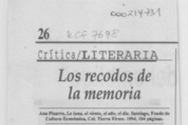 Los recodos de la memoria Los recodos de la memoria