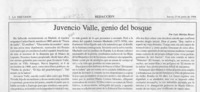 Juvencio Valle, genio del bosque  [artículo] Luis Merino Reyes.