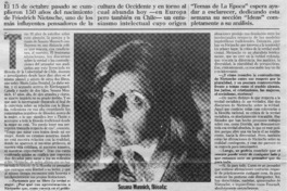 Nietzsche o "la verdad es mujer" Nietzsche o "la verdad es mujer"