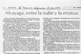 Alcayaga, entre la nube y la estatua  [artículo] Antonio Pedrals.