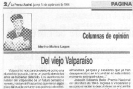 Del viejo Valparaíso Del viejo Valparaíso