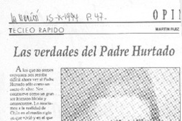 Las verdades del Padre Hurtado