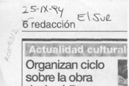 Organizan ciclo sobre la obra de José Donoso  [artículo].