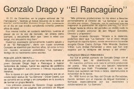 Gonzalo Drago y "El Rancagüino" Gonzalo Drago y "El Rancagüino"