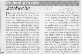 Jotabeche  [artículo] Tito Castillo.