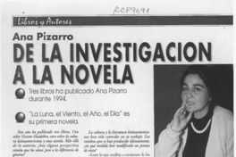 De la investigación a la novela  [artículo] Mariano Aguirre.