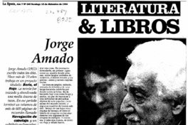 Jorge Amado  [artículo] Eric Nepomuceno.