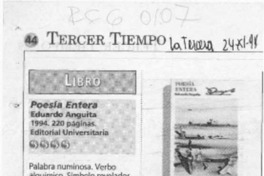 Poesía entera  [artículo] Andrés Gómez.