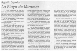 La playa de Miramar La playa de Miramar