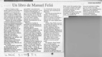 Un libro de Manuel Feliú  [artículo] César Díaz Muñoz.