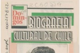 Biografía cultural de Chile Biografía cultural de Chile