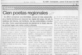 Cien poetas regionales  [artículo] Sergio Ramón Fuentealba.