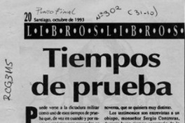 Tiempos de prueba Tiempos de prueba